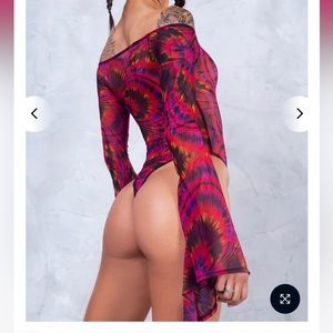 Badinka one piece with bell sleeves